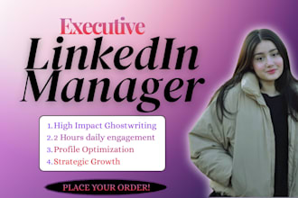 be your linkedin ghostwriter and personal brand manager