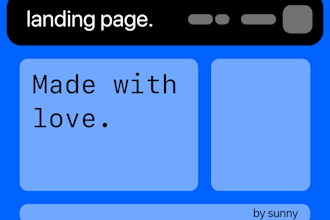 professional react landing page