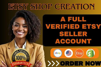 create verified etsy seller account, etsy SEO listing, etsy account creation