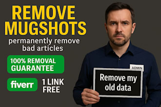 remove mugshots delete negative links erase bad article false news in google