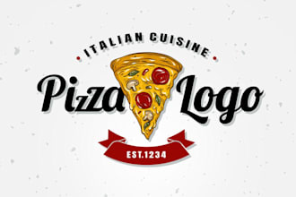 design proffesional pizza logo