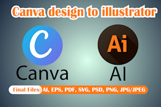 convert your canva design to a vector