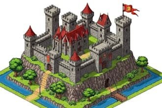 isometric pixel game art retro pixel art 2d game asset sprite sheet environment