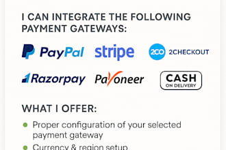 integrate payment gateways in your shopify store