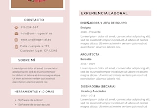 design a modern and professional CV resume in canva