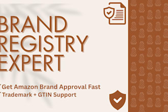 get amazon brand registry, trademark assistance and brand approval