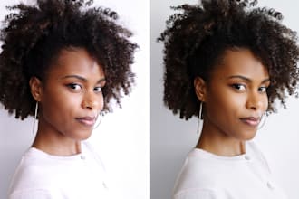 do professional photo retouching and beauty retouch