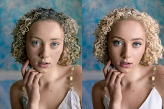 do professional photo retouching and beauty retouch