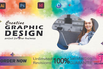 do graphic design, adobe illustrator, adobe photoshop and logo artisit