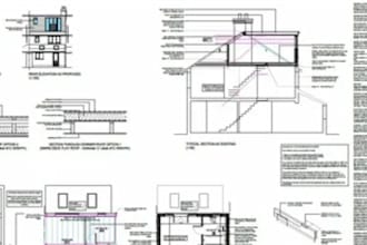 provide detailed drawings for UK planning applications