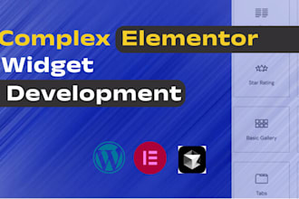 create custom elementor widgets and addons with clean core coding