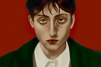 draw or paint an artistic portrait