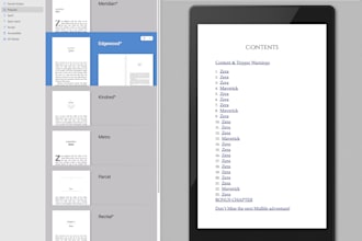 professionally format your ebook for amazon KDP and print