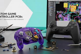 design gamecube pcb, hall effect mods and snapback modules