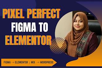 convert figma or wix to wordpress using elementor and revamp your website