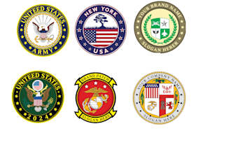 design army military tactical badge logo