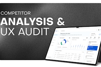 do comprehensive competitor analysis and UX audit for a successful UX UI design
