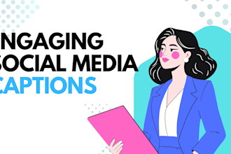 write engaging social media posts and captions for your brand