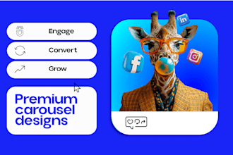 design carousel posts for linkedin, instagram, and ads