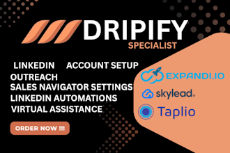 dripify linkedin outreach, automation, virtual assistance, appointment setting
