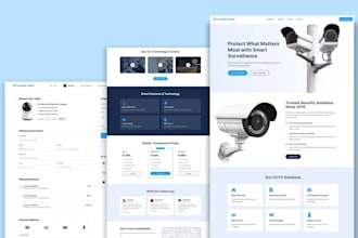 design construction website, solar web cctv website surveillance service website