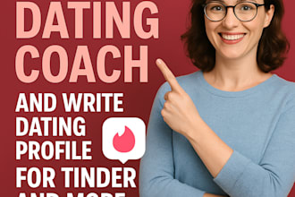 be your dating coach and write dating profile for tinder and more