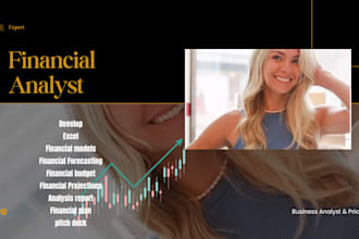 build financial models, forecasting budget projection analysis report in excel