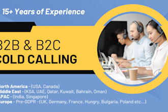 make cold calls to generate leads and appointments