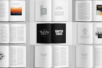 format and design book layouts into print PDF and ebooks