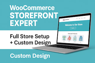 build and customize your woocommerce storefront theme