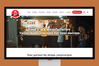design food truck website restaurant website food truck vehicle truck website