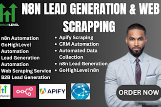 setup n8n web scraping n8n lead generation apify data collection api integration