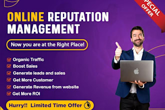 manage and improve your online reputation push down negative listing