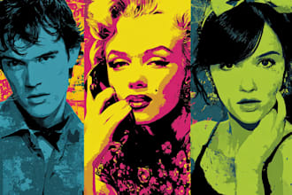 make a beautiful wpap pop art portrait