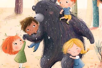 illustrate children story book illustration