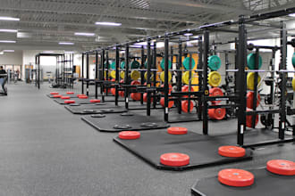 luxury 3d fitness center, gym,sport complex,training facility,health club render