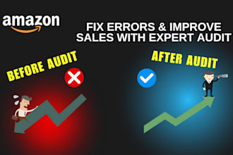 do a complete amazon account audit and improvement plan