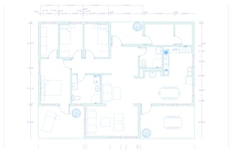 create autocad 2d drafting, floor plans, and technical drawings