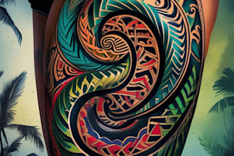 design your polynesian tribal tattoo