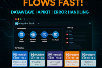 develop robust mulesoft apis and integrations