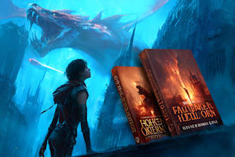 design fantasy, sci fi, horror, and dystopian book cover art