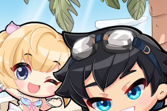 draw chibi character for you