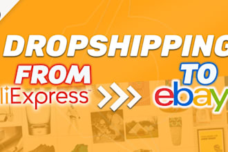 aliexpress to ebay totally dropshipping, orders , hunting, list, on percentage