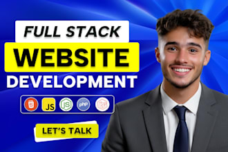 do website development as full stack developer PHP laravel developer react js
