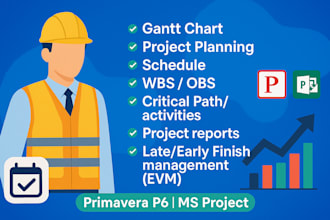 create project schedules in primavera p6 or ms project