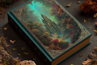 create a stunning fantasy or scifi book cover for you
