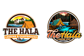 design awesome campground logo for your company