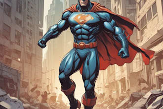 make comic book superhero character design storyboard anime
