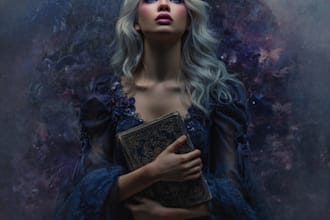 design erotic, fantasy romance book cover or ebook cover art