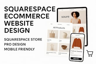 design squarespace ecommerce website for your business